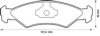 BENDIX 571312B Brake Pad Set, disc brake